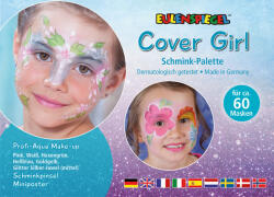 Eulenspiegel 6 színű arcfesték paletta - "Cover Girl paletta