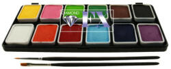 Diamond Fx arcfesték - 12 alap színű paletta 12x6g "Essential