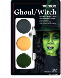 Mehron Paradise Makeup AQ Mehron háromszínű arcfestő készlet - Boszorkány /Ghoul/Witch/