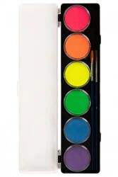 PXP Professional Colours PXP 6 UV NEON szín paletta + 2 db ecsettel 6x10gr
