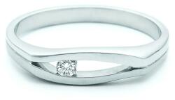 SAVICKI Inel de logodnă SAVICKI: aur alb, diamant - savicki - 4 159,00 RON