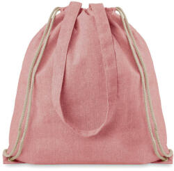 NatureBrand duo bevásárló táska és hátizsák egyben rózsaszín