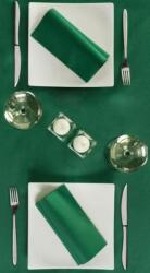 Pack Service Textilhatású egyszínű tányéralátét 30x40 cm zöld 250 db