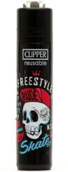  Clipper Micro Skate or Die öngyújtó (skull) (CP3A534BCHskl)