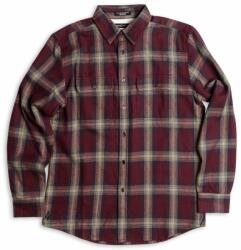  Matix Parker hosszú ujjú flanel ing (oxblood) 2XL (a5fln001oxbld-2xl)