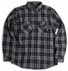  Matix Cassius hosszú ujjú flanel ing (black) XL (a5fln07blk-xl)