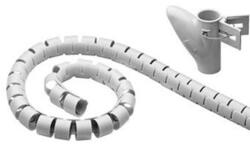 Basekit Organizator Cabluri Tub Spirala, Basekit, 2.5m, Argintiu (ZVPCABW-GOOBAY)
