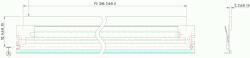 Wiper blade Lexmark T650 WB DC Select (KRK-LP184P) ( cod original : T650 )