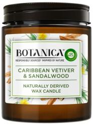 Air Wick Lumânare parfumată Carribean Vetiver & Sandalwood - Air Wick Botanica Carribean Vetiver & Sandalwood 205 g