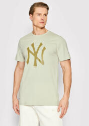 New Era Póló New York Yankees MLB Logo 12033497 Bézs Regular Fit (New York Yankees MLB Logo 12033497)