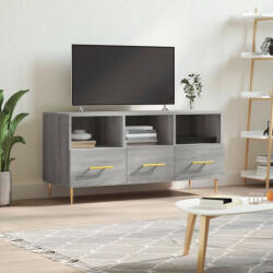 vidaXL szürke sonoma színű szerelt fa TV-szekrény 102 x 36 x 50 cm (829026)