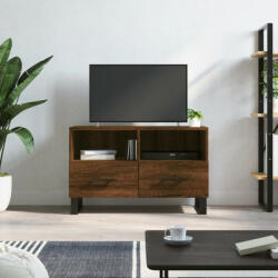 vidaXL barna tölgyszínű szerelt fa TV-szekrény 80 x 36 x 50 cm (829003)