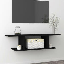 vidaXL fekete falra szerelhető TV-szekrény 103 x 30 x 26, 5 cm (806981)