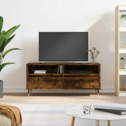 vidaXL füstös tölgyszínű szerelt fa TV-szekrény 100x34, 5x44, 5 cm (831233)