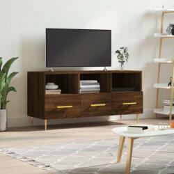 vidaXL barna tölgyszínű szerelt fa TV-szekrény 102 x 36 x 50 cm (829027)