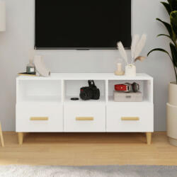 vidaXL fehér szerelt fa TV-szekrény 102 x 36 x 50 cm (812600)