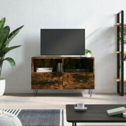 vidaXL füstös tölgyszínű szerelt fa TV-szekrény 80 x 36 x 50 cm (828969)