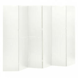 vidaXL fehér acél 6-paneles paraván 240 x 180 cm (335905) - balena