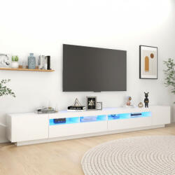 vidaXL fehér TV-szekrény LED-lámpákkal 300 x 35 x 40 cm (3081924)