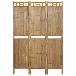 vidaXL 3 paneles bambusz térelválasztó 120 x 180 cm (341748) - balena