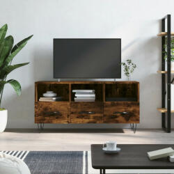 vidaXL füstös tölgyszínű szerelt fa TV-szekrény 102 x 36 x 50 cm (829033)