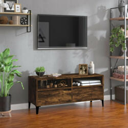 vidaXL füstös tölgyszínű szerelt fa TV-szekrény 100x34, 5x44, 5 cm (831906)