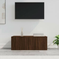 vidaXL barna tölgyszínű szerelt fa TV-szekrény 80x34x30 cm (815500)