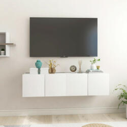 vidaXL 2 db fehér függő TV-szekrény 60 x 30 x 30 cm (804509)