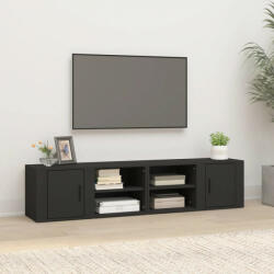 vidaXL 2 db fehér szerelt fa TV-szekrény 80x31, 5x36 cm (819439)