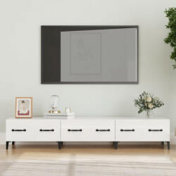 vidaXL fehér magasfényű szerelt fa TV-szekrény 150x34, 5x30 cm (812651)