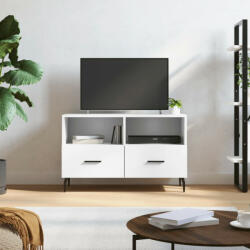 vidaXL fehér szerelt fa TV-szekrény 80 x 36 x 50 cm (828988)