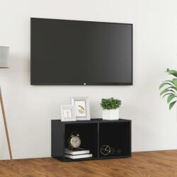 vidaXL magasfényű szürke forgácslap TV-szekrény 72 x 35 x 36, 5 cm (805533)