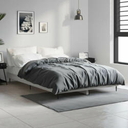 vidaXL sonoma tölgyszínű szerelt fa ágykeret 120 x 190 cm (832299) - balena