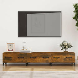 vidaXL füstös tölgyszínű szerelt fa TV-szekrény 150 x 34, 5 x 30 cm (817510)