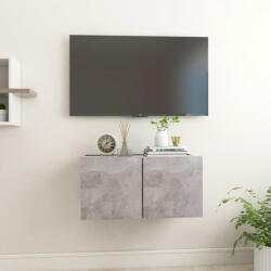 vidaXL betonszürke függő TV-szekrény 60 x 30 x 30 cm (804520)