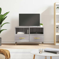 vidaXL szürke sonoma színű szerelt fa TV-szekrény 80x36x50 cm (828954)