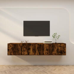 vidaXL 2 db füstös tölgyszínű fali TV-szekrény 100 x 34, 5 x 40 cm (3188371)