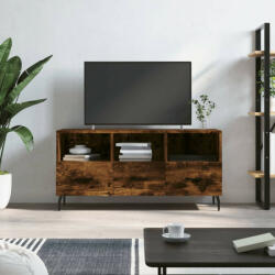 vidaXL füstös tölgyszínű szerelt fa TV-szekrény 102 x 36 x 50 cm (829057)