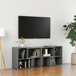 vidaXL szürke forgácslap TV-szekrény 104x30x52 cm (808352)