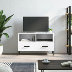 vidaXL fehér szerelt fa TV-szekrény 80 x 36 x 50 cm (828980)
