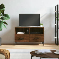 vidaXL barna tölgyszínű szerelt fa TV-szekrény 80 x 36 x 50 cm (828979)