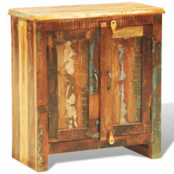 vidaXL 2 ajtós antik tömör újrahasznosított fa szekrény (241091)