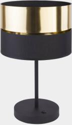 TK Lighting 5467 | Hilton-TK Tk Lighting asztali lámpa 45cm kapcsoló 1x E27 fekete, arany (5467)