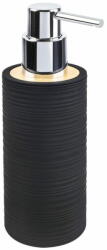  Szappanadagoló XANTI 0, 3l 7, 8x20, 2x6cm műanyag, fekete/bambusz