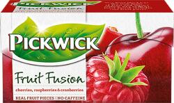 Pickwick Ceai de zmeură Pickwick Fruit Fusion cu cireșe și merișoare 20x 2g