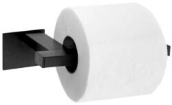 Rea Tutumi falra szerelhető WC papír tartó, matt fekete HOM-02001 (HOM-02001)