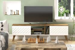 Sofahouse Design TV asztal Gallio 180 cm fehér dió