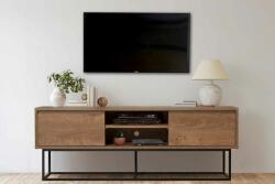 Sofahouse Design TV asztal Balwina II 140 cm dió utánzata
