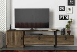 Sofahouse Design TV asztal Abeni 180 cm dió utánzata