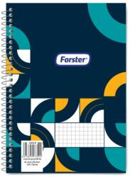 Forster Caiet cu spirala Forster A4, 100 file, matematica